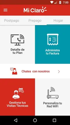 Mi Claro Colombia android App screenshot 2