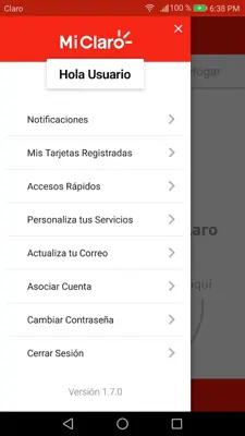 Mi Claro Colombia android App screenshot 5